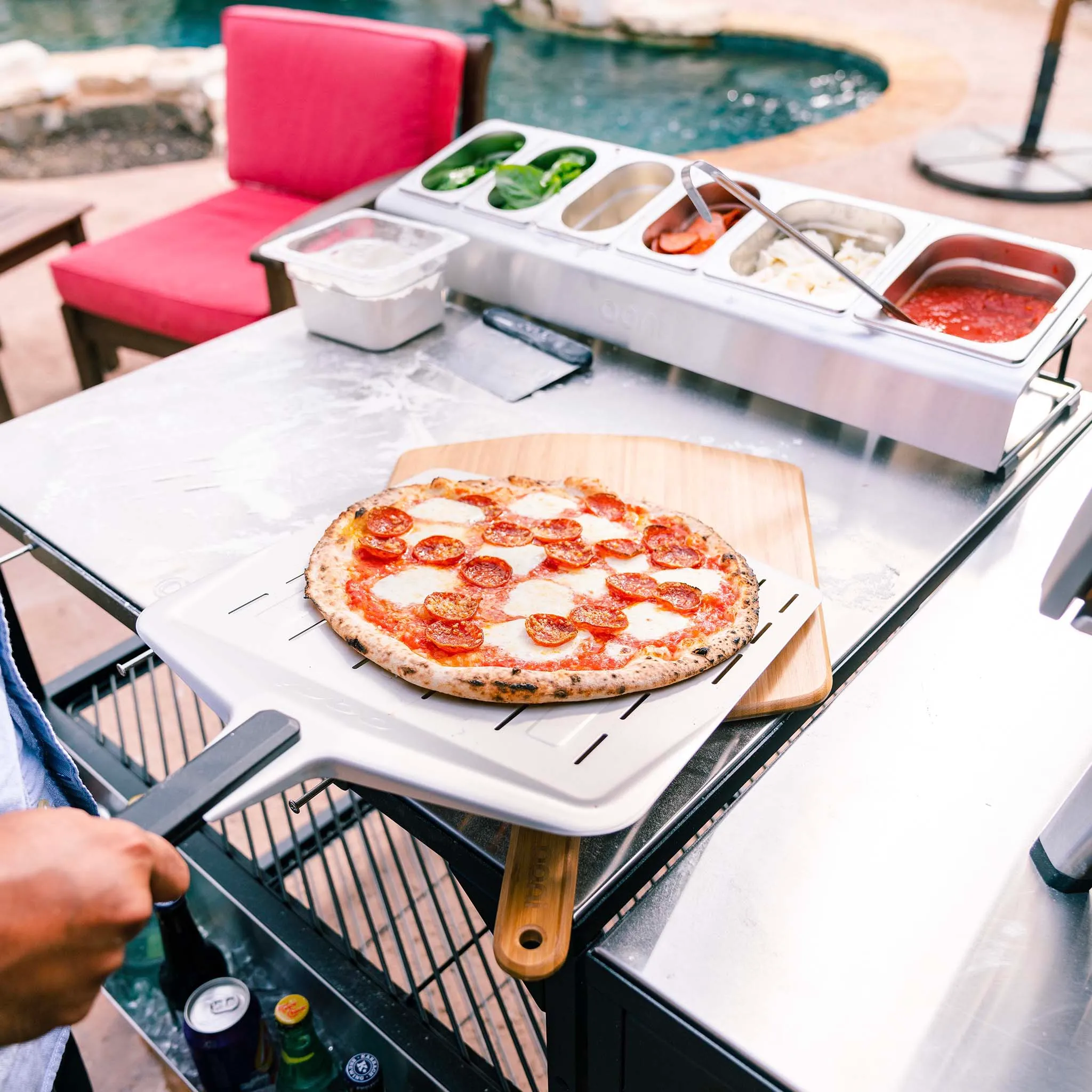 Ooni Pizzaschieber perforiert 14"