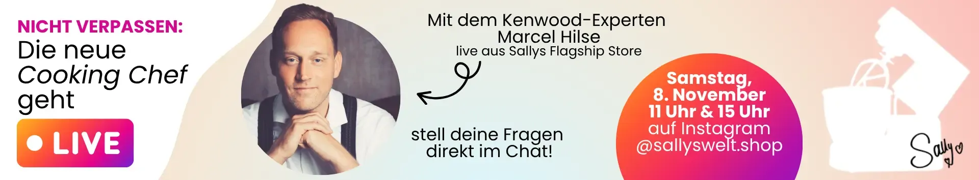 Cooking Chef Sallys Edition live mit Marcel Hilse