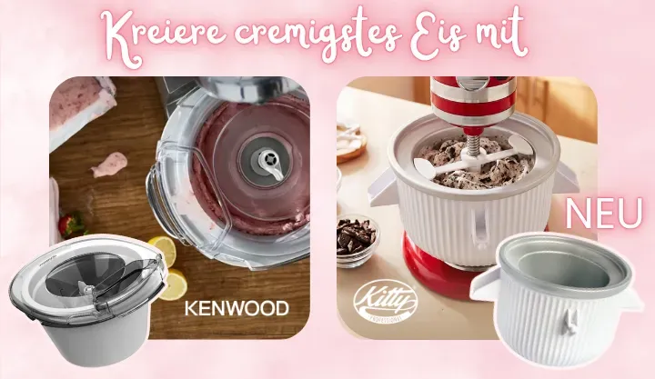 Kenwood und KitchenAid Eisbereiter