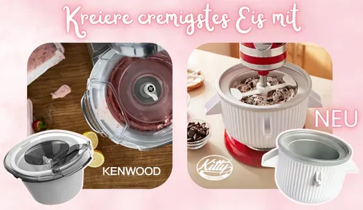 Kenwood und KitchenAid Eisbereiter