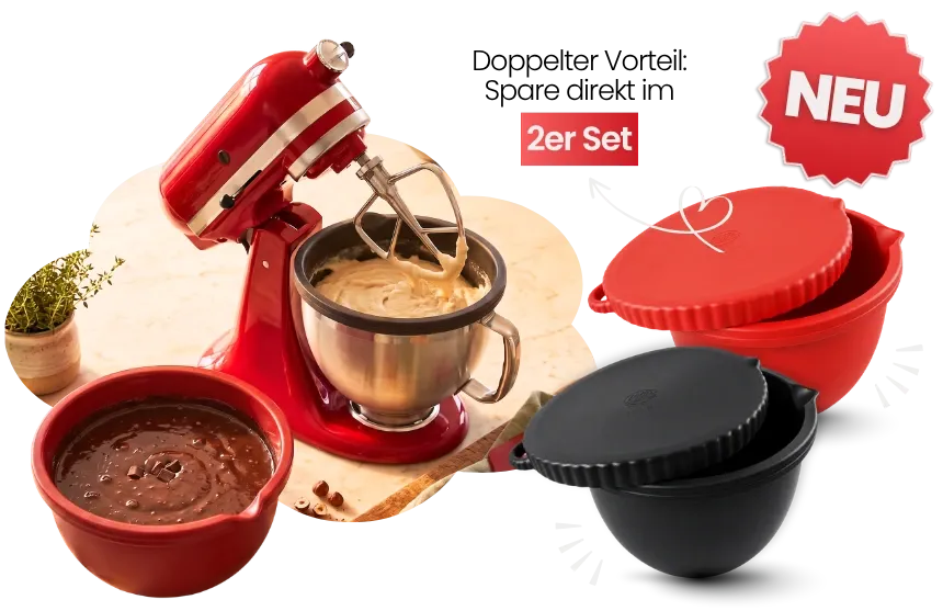 Kitty Professional "Dolly" 2er Set Profi-Schüsseleinsätze mit Deckel