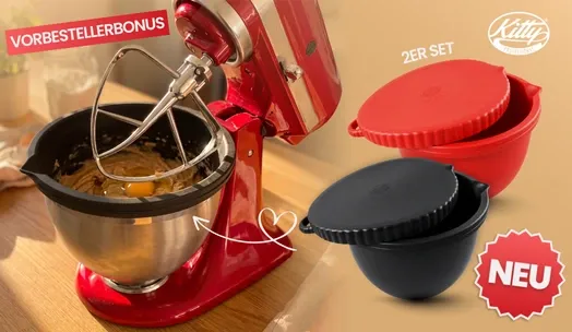 Kitty Professional "Dolly" 2er Set Profi-Schüsseleinsätze mit Deckel