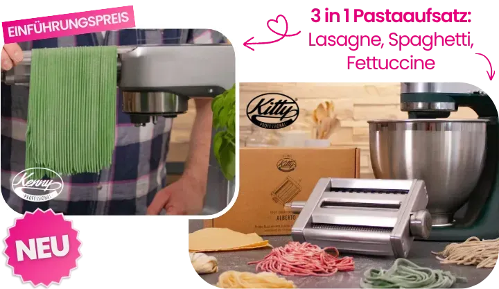 Kitty Professional 3 in 1 Pastaaufsatz Alberto