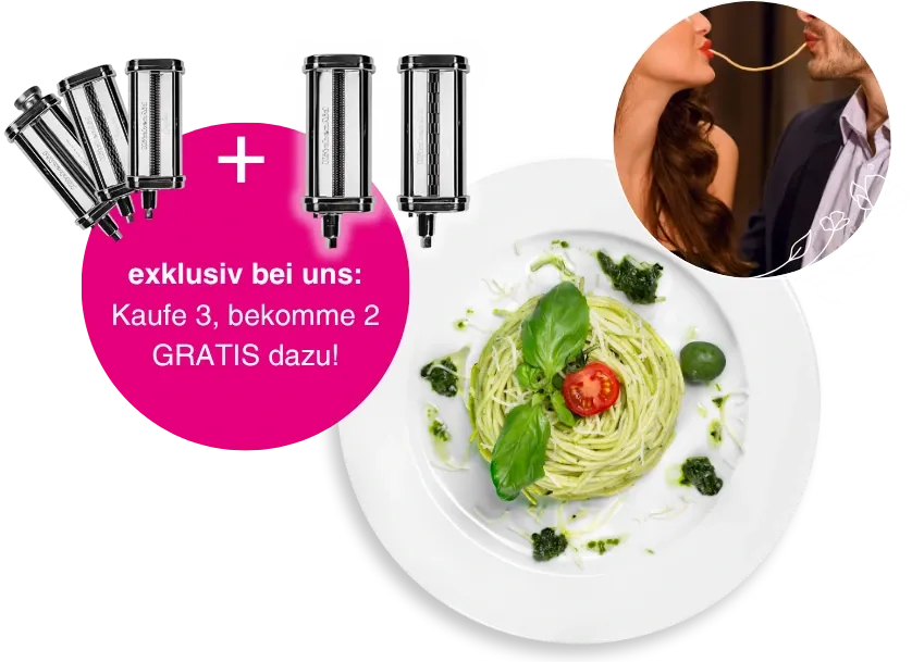 KitchenAid Pasta Deluxe Set 5KSMPDX 5-teilig