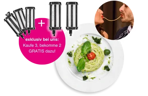 KitchenAid Pasta Deluxe Set 5KSMPDX 5-teilig