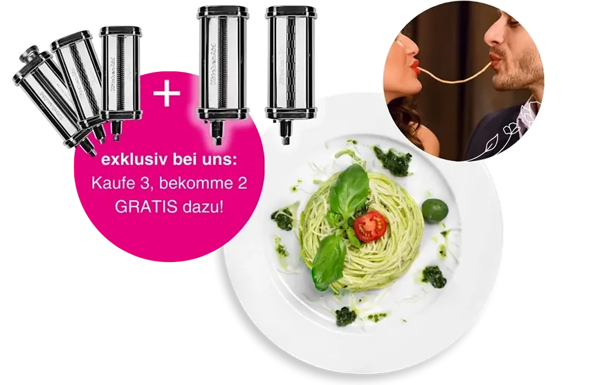 KitchenAid Pasta Deluxe Set 5KSMPDX 5-teilig