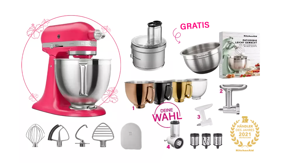 KitchenAid Hibiskus im Spar-Set