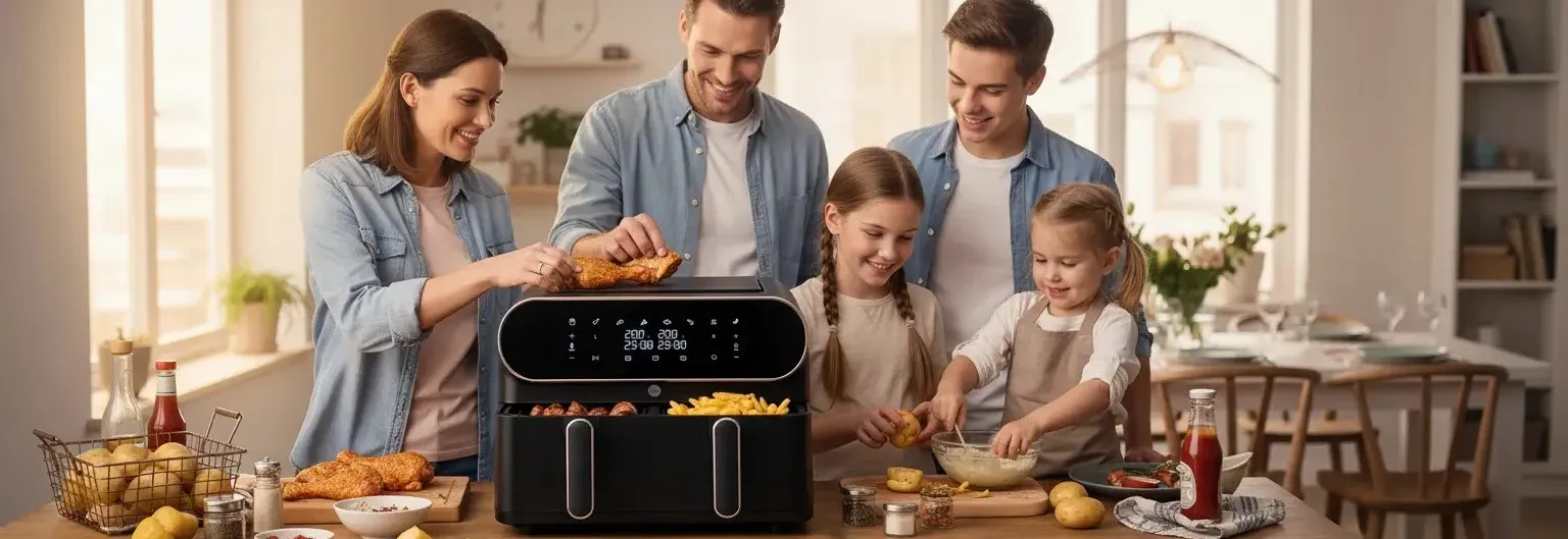 Wilfa Airfryer Dual Split