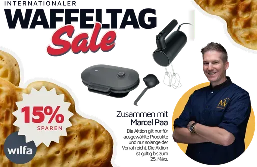 Wilfa Waffeltag Sale