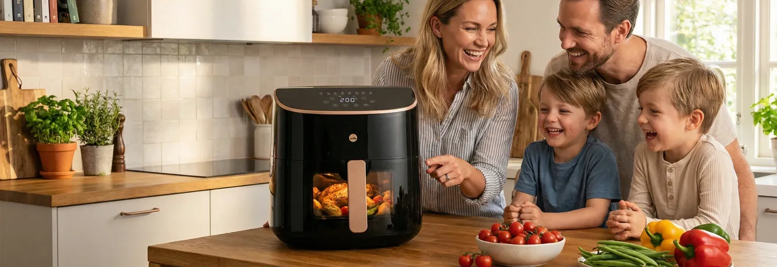 WILFA Airfryer Dualfry Split