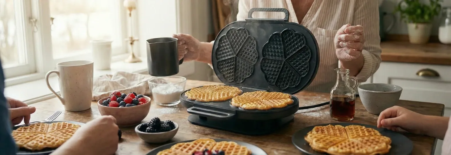 WILFA Waffeleisen DoubleJoy