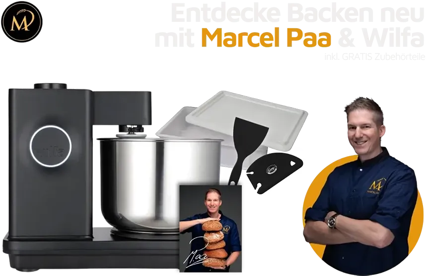 Entdecke Backen neu mit Marcel Paa & Wilfa inkl. Gratis Zubehör