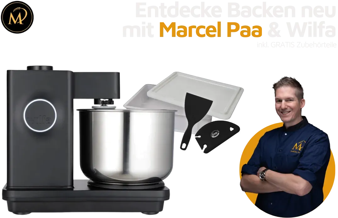 Entdecke Backen neu mit Marcel Paa & Wilfa inkl. Gratis Zubehör