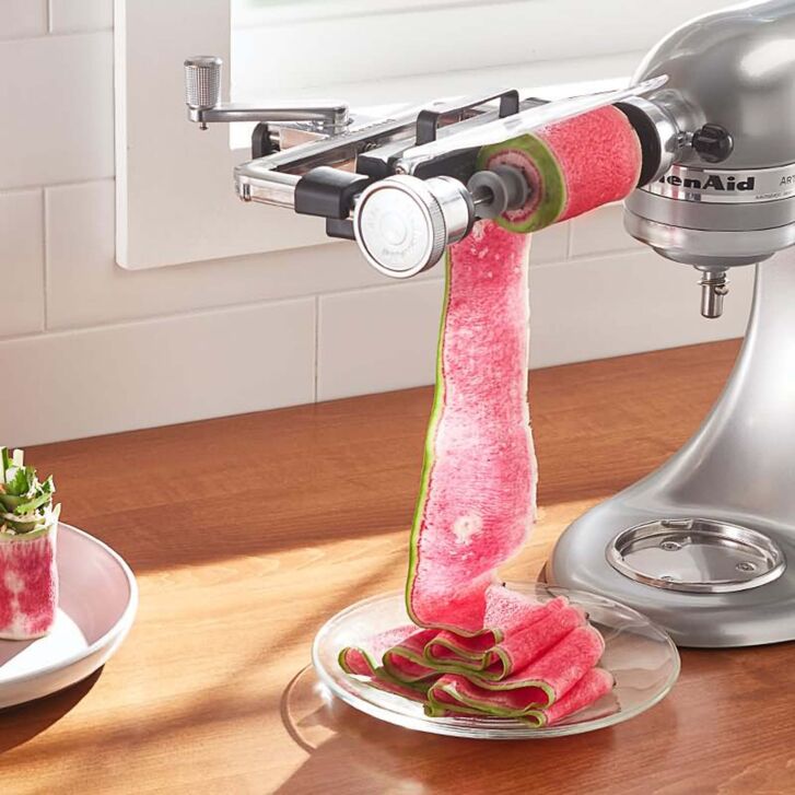 Original Zubehör KitchenAid - Vegetable Sheet Cutter / Obst- und Gemüseblattschneider KSMSCA