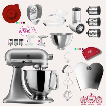 KitchenAid Artisan 4,8 Liter KSM175 Spar-Set mit...