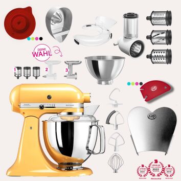KitchenAid Artisan 4,8 Liter KSM175 Sallys Spar-Set mit...