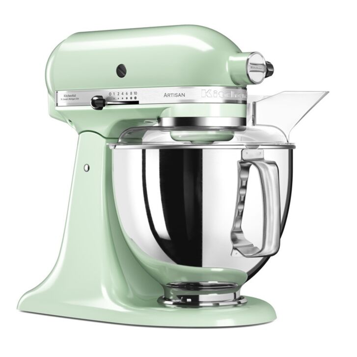 KitchenAid Artisan 4,8 Liter KSM175 Sallys Spar-Set mit Gemüseschneider & Fleischwolf - PISTAZIE