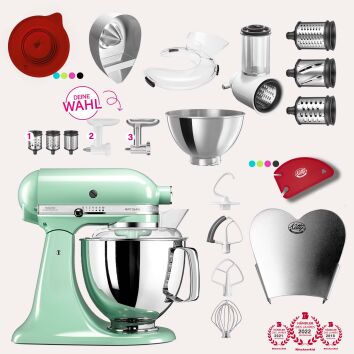 KitchenAid Artisan 4,8 Liter KSM175 Sallys Spar-Set mit...