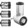 KitchenAid Artisan 4,8 Liter KSM175 Sallys Spar-Set mit Gemüseschneider & Fleischwolf - MEDAILLON SILBER