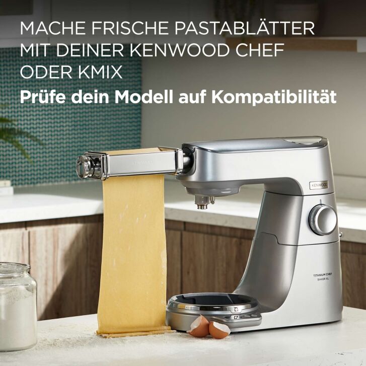 KAX980ME - Profi-Pasta-Walze Schneideinsatz Lasagne - Kenwood Original Zubehör