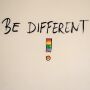 Otto Waalkes Original Siebdruck "Be Different - Einhorn" 2018 handsigniert 52 x 73 cm