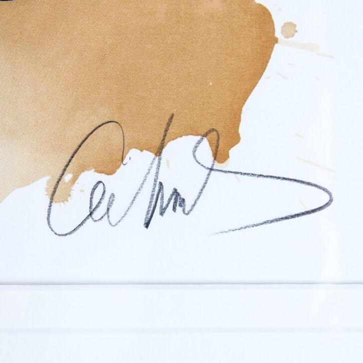 Otto Waalkes Original Siebdruck "Shut up and KISS me" 2018 handsigniert 78 x 61 cm