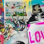 Michel Friess Pop Art "Lovespray" 2018 handsigniert