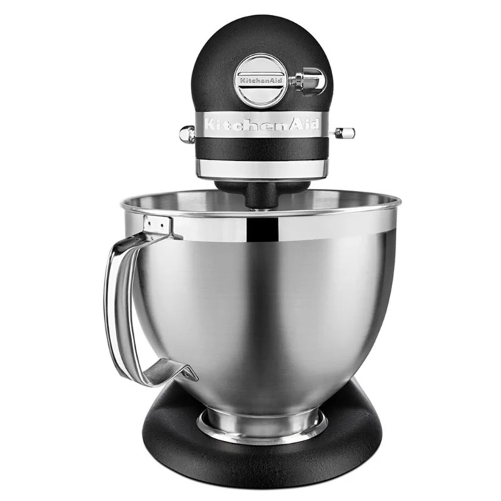 KitchenAid Artisan 4,8 Liter KSM185 Sallys Spar-Set mit Food Processor & Fleischwolf - GUSSEISEN SCHWARZ