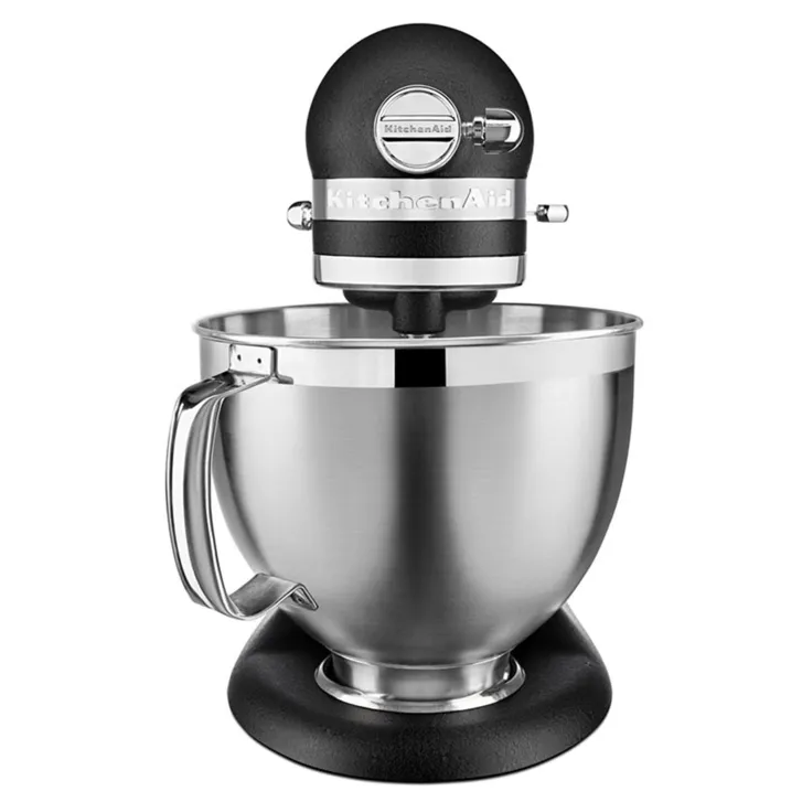 KitchenAid Artisan 4,8 Liter KSM185 Sallys Spar-Set mit Food Processor & Fleischwolf - GUSSEISEN SCHWARZ