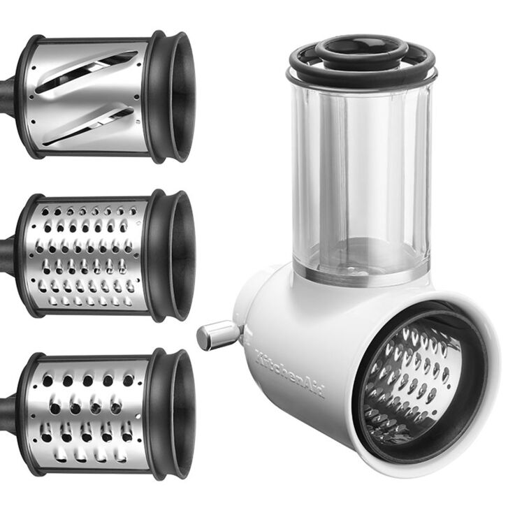 KitchenAid Artisan 4,8 Liter KSM185 Sallys Spar-Set mit Gemüseschneider & Fleischwolf - MEDAILLON SILBER