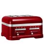 KitchenAid ARTISAN 4-Scheiben Toaster mit Sandwichzange 5KMT4205ECA - LIEBESAPFEL ROT