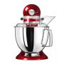 KitchenAid Artisan 4,8 Liter KSM175 Sallys Spar-Set mit Sieb mit digitaler Waage & Fleischwolf - LIEBESAPFEL ROT