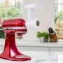 KitchenAid Artisan 4,8 Liter KSM175 Sallys Spar-Set mit Sieb mit digitaler Waage & Fleischwolf - EMPIRE ROT
