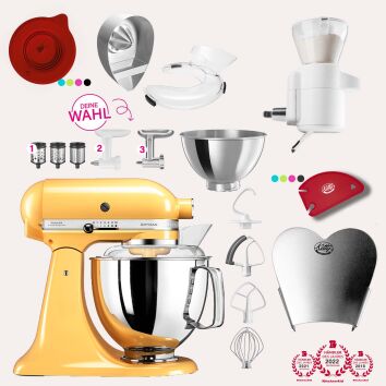 KitchenAid Artisan 4,8 Liter KSM175 Spar-Set mit Sieb mit...