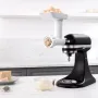 KitchenAid Artisan 4,8 Liter KSM185 Sallys Spar-Set mit Sieb mit digitaler Waage & Fleischwolf - LIEBESAPFEL ROT