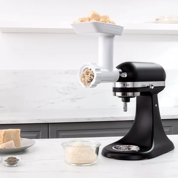KitchenAid Artisan 4,8 Liter KSM185 Sallys Spar-Set mit Sieb mit digitaler Waage & Fleischwolf - EMPIRE ROT
