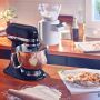 KitchenAid Artisan 4,8 Liter KSM185 Sallys Spar-Set mit Sieb mit digitaler Waage & Fleischwolf - EMPIRE ROT