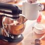 KitchenAid Artisan 4,8 Liter KSM185 Sallys Spar-Set mit Sieb mit digitaler Waage & Fleischwolf - EMPIRE ROT