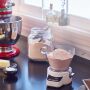 KitchenAid Artisan 4,8 Liter KSM185 Sallys Spar-Set mit Sieb mit digitaler Waage & Fleischwolf - EMPIRE ROT