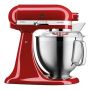 KitchenAid Artisan 4,8 Liter KSM185 Sallys Spar-Set mit Sieb mit digitaler Waage & Fleischwolf - EMPIRE ROT