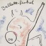Helge Schneider - Original Kohlezeichnung "Balletferkel" 30 x 41 cm, Unikat, handsigniert