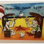 Udo Lindenberg Original Siebdruck "Heimweh nach Sylt" - handsigniert und limitiert - ca. 42 x 56 cm