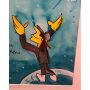 Udo Lindenberg Original Siebdruck "Greif nach Deinem Stern" - handsigniert und limitiert - ca. 36 x 47 cm