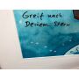 Udo Lindenberg Original Siebdruck "Greif nach Deinem Stern" - handsigniert und limitiert - ca. 36 x 47 cm