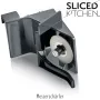 GRAEF M94 Allesschneider - Liebesapfel Rot - Sliced Kitchen - Vollmetall - MiniSlice-Aufsatz - Messerschärfer - Pflegeset