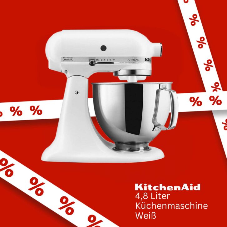 KitchenAid Artisan 4,8 Liter Küchenmaschine Modell KSM175 - WEISS