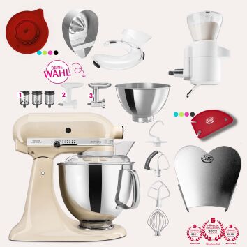 KitchenAid Artisan 4,8 Liter KSM175 Spar-Set mit Sieb mit...