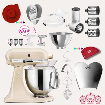 KitchenAid Artisan 4,8 Liter KSM175 Sallys Spar-Set mit...