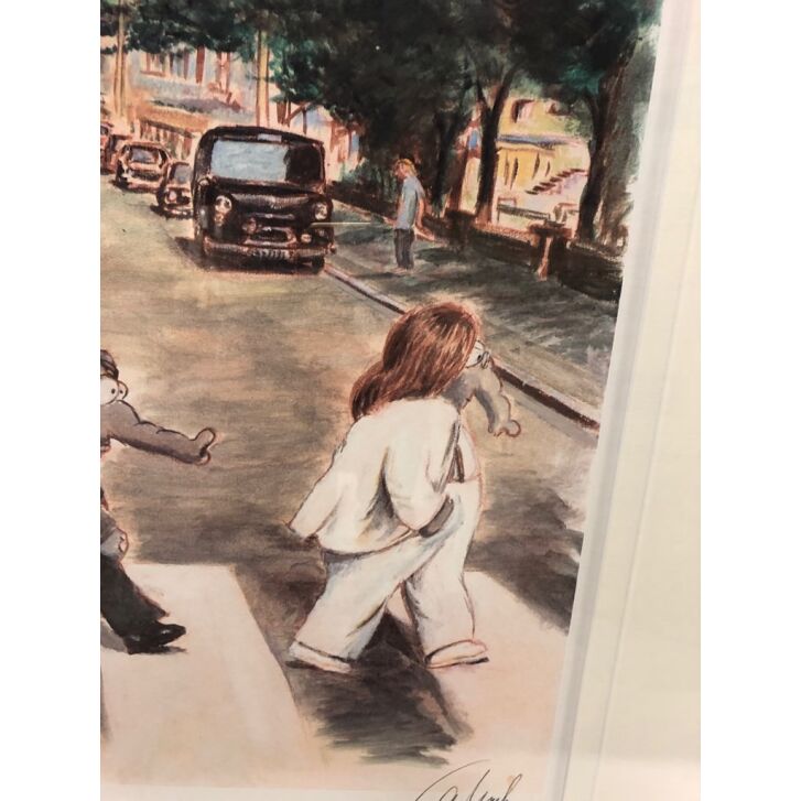 Otto Waalkes Original Siebdruck "Ebbi Rot" 2018 limitiert handsigniert 52 x 68 cm