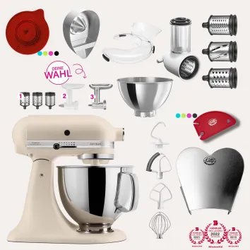 KitchenAid Artisan 4,8 Liter KSM175 Sallys Spar-Set mit...